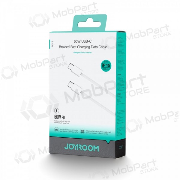 USB cavo Joyroom S-A45 USB-C to USB-C 60W 1.0m bianca