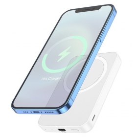 Batteria esterna Power Bank Hoco J109 PD20W Magnetic 5000mAh bianco