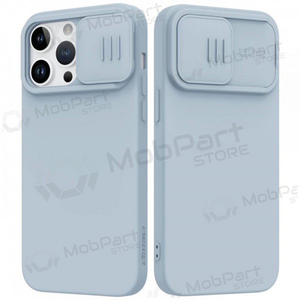 Apple iPhone 15 Pro custodia „Nillkin Silicone“ (grigio)