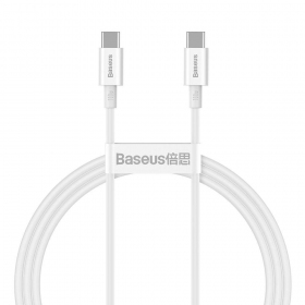 Cavo Baseus Superior Type-C - Type-C 100W 1.0m (bianca) CATYS-B02