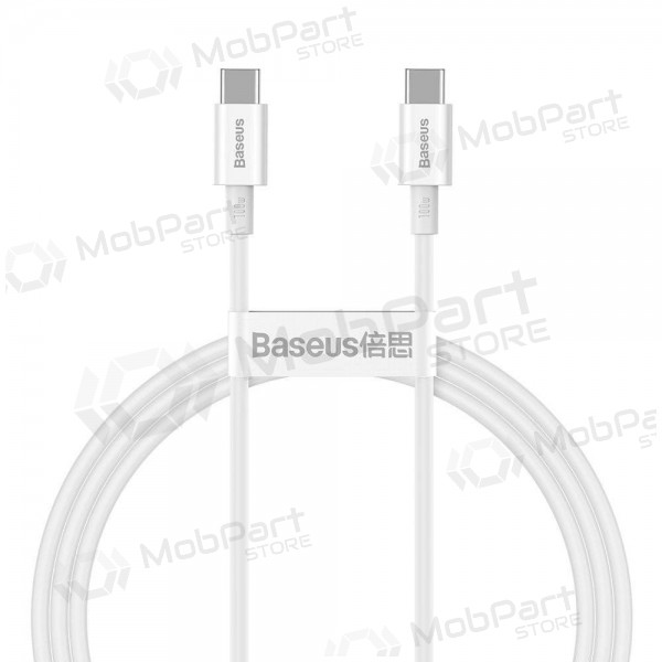 Cavo Baseus Superior Type-C - Type-C 100W 1.0m (bianca) CATYS-B02