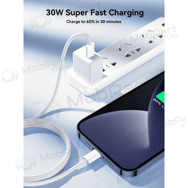 USB cavo Joyroom S-A45 USB-C to Lightning 30W 1.2m bianca