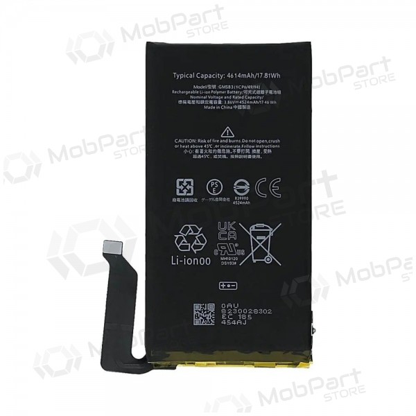 Google Pixel 6 batteria, akumuliatorius