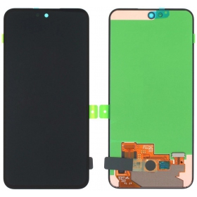 Ekranas Samsung A556 A55 5G su lietimui jautriu stikliuku (NO FRAME) originale (service pack)