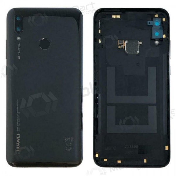 Huawei P Smart 2019 coperchio batteria posteriore (nero) (usato grade C, originale) Huawei P Smart 2019 coperchio batteria posteriore (nero) (usato grade C, originale)