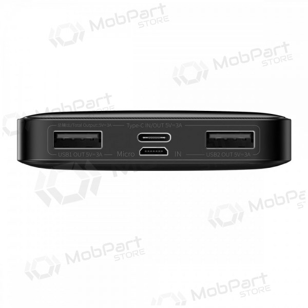 Batteria esterna Power Bank Baseus Bipow Type-C PD+2xQuick Charge 3.0 15W 10000mAh nero PPBD050001 Batteria esterna Power Bank Baseus Bipow Type-C PD+2xQuick Charge 3.0 15W 10000mAh nero PPBD050001