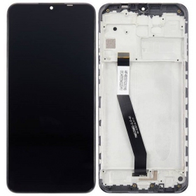 Xiaomi Redmi 9 schermo / display (nero) (con una cornice) (Premium)