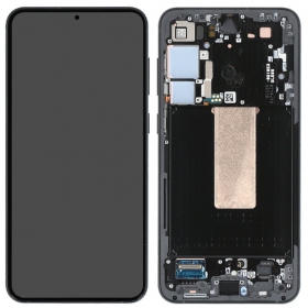 Samsung Galaxy S23+ schermo / display (grafitas) (con una cornice) (originale)