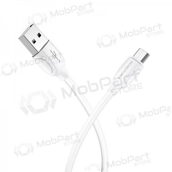 USB cavo Borofone BX19 USB-A to MicroUSB 1.0m bianca