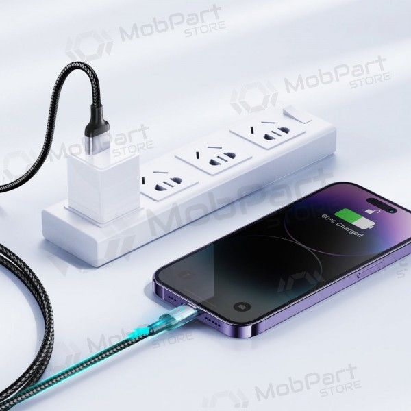 USB cavo Joyroom S-UL012A10 USB to Lightning 2.4A 1.2m nero