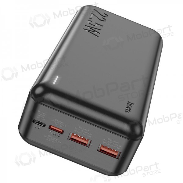 Batteria esterna Power Bank Hoco J101B PD 20W+Quick Charge 3.0 22.5W 30000mAh nero