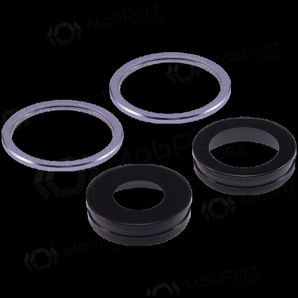 Apple iPhone 11 vetro della fotocamera (2pz) (purpurinis) (con una cornice) Apple iPhone 11 vetro della fotocamera (2pz) (purpurinis) (con una cornice)