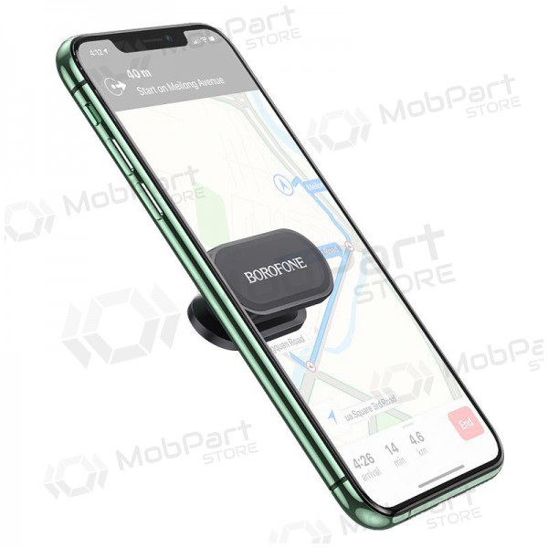Automobilinis universale telefono laikiklis Borofone BH29 klijuojamas ant panelės, magnetinis, nero