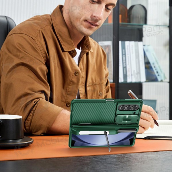 Samsung Galaxy Z Fold4 custodia „Nillkin CamShield Pro“ (verde) Samsung Galaxy Z Fold4 custodia „Nillkin CamShield Pro“ (verde)
