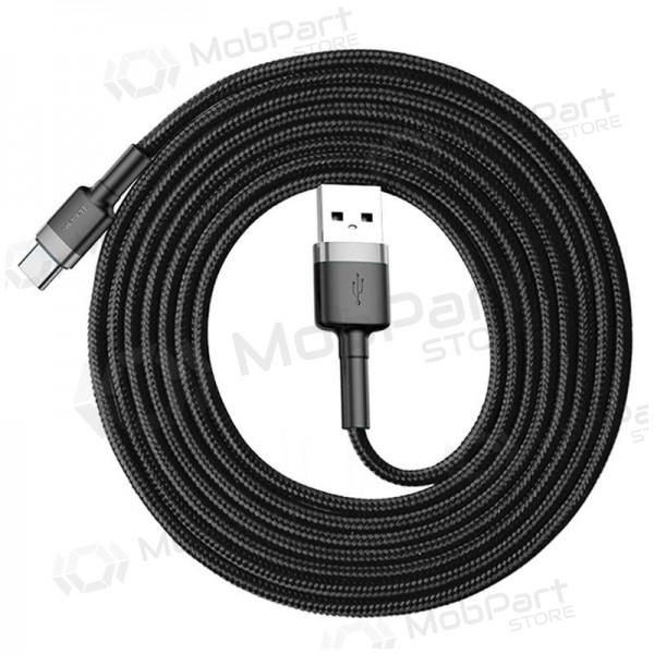 Cavo Baseus Cafule PD Type-C - Type-C 3.0A 60W (grigio-nero) 1.0m CATKLF-GG1 Cavo Baseus Cafule PD Type-C - Type-C 3.0A 60W (grigio-nero) 1.0m CATKLF-GG1