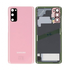 Samsung G981F / G980 Galaxy S20 coperchio batteria posteriore rosa (Cloud Pink) (usato grade B, originale)