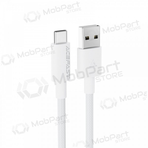 USB cavo Acefast C18-04 USB-A to USB-C 1.2m bianca