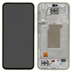 Samsung Galaxy A35 schermo / display (Awesome Lemon) (con una cornice) (originale)