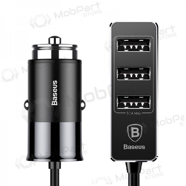 Caricatore per auto Baseus CCTON-01 (4xUSB 5.5A) (nero)