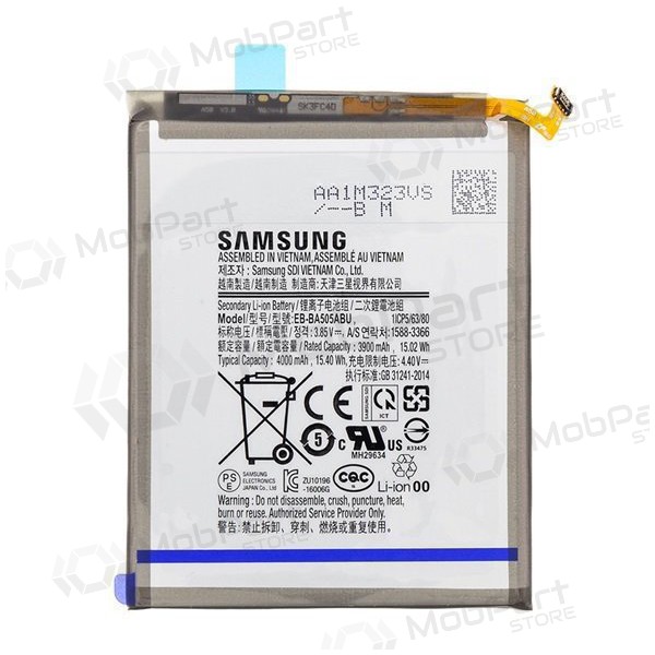 Samsung Galaxy A20, A30, A30s, A50, A50s batteria, akumuliatorius (originale) Samsung Galaxy A20, A30, A30s, A50, A50s batteria, akumuliatorius (originale)
