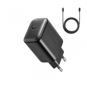 Caricatore Joyroom JR-TCF23 USB-C 25W + USB-C to USB-C cable 1.0m nero