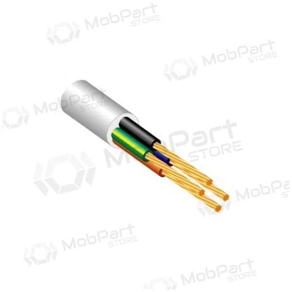 Flessibile cavo Lietkabelis OMY BVV-F 5x6 mm² rame PVC