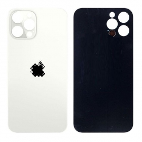 Apple iPhone 12 Pro Max coperchio batteria posteriore (d'argento) (bigger hole for camera)