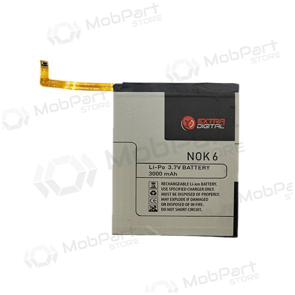 Nokia 6 batteria / accumulatore (3000mAh) Nokia 6 batteria / accumulatore (3000mAh)