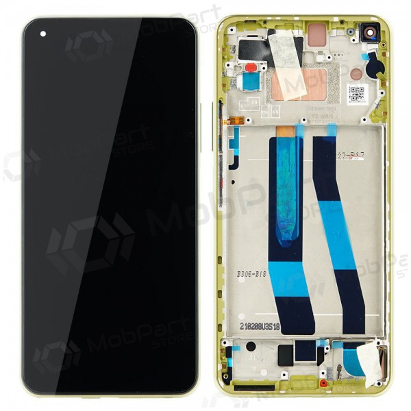 Xiaomi Mi 11 Lite 4G / Mi 11 Lite 5G schermo / display (giallo) (con una cornice) (originale) Xiaomi Mi 11 Lite 4G / Mi 11 Lite 5G schermo / display (giallo) (con una cornice) (originale)
