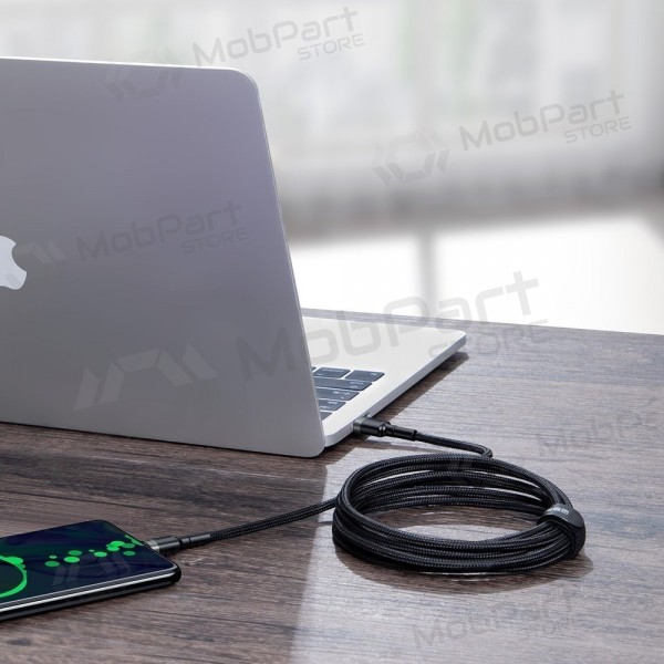 USB cavo Baseus Cafule PD100W Type-C 2.0m grigio-nero CATKLF-ALG1