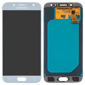 Samsung J530F Galaxy J5 (2017) schermo / display (d'argento) (service pack) (originale)