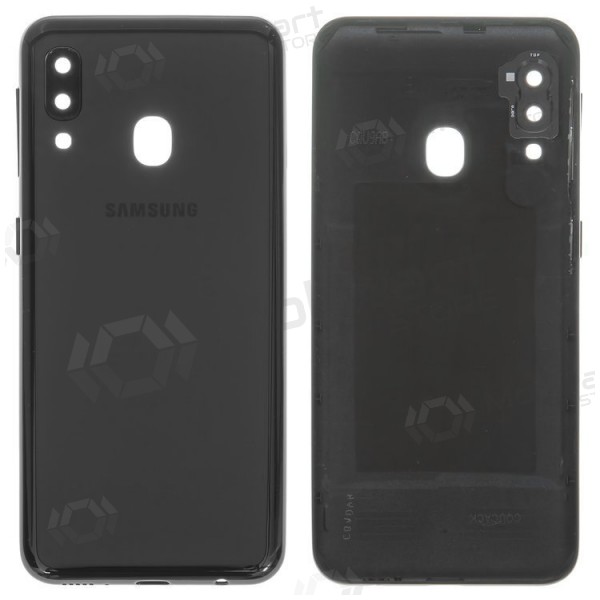 Samsung A202 Galaxy A20e 2019 coperchio batteria posteriore (nero) (usato grade A, originale) Samsung A202 Galaxy A20e 2019 coperchio batteria posteriore (nero) (usato grade A, originale)