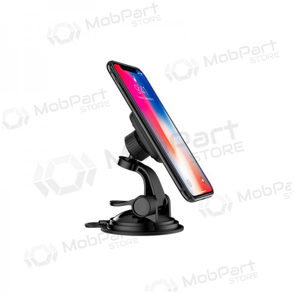 Automobilinis universale telefono laikiklis Hoco CA28, tvirtinamas ant prietaisų skydelio, magnetinis, nero