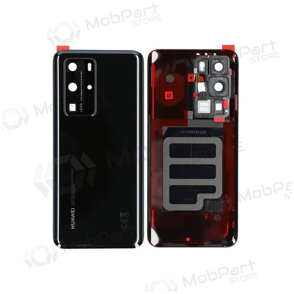 Huawei P40 Pro coperchio batteria posteriore (nero) (usato grade C, originale)