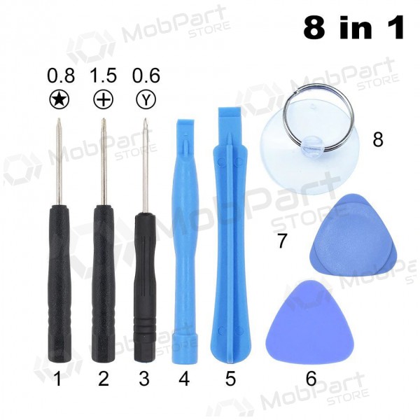 Set di attrezzi (8 in 1)