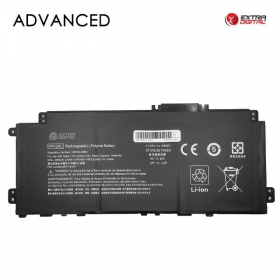 HP PP03XL, 3400mAh batteria del computer portatile, Advanced