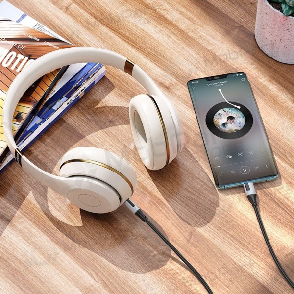 Audio cavo Borofone BL19 USB-C to 3,5mm nero