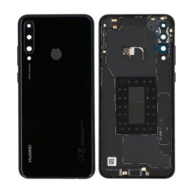Huawei Y6p 2020 coperchio batteria posteriore (Midnight Black) (usato grade C, originale)