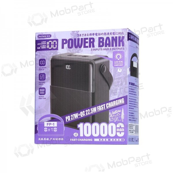 Batteria esterna Power Bank Remax FP-1 22.5W 100000mAh nero