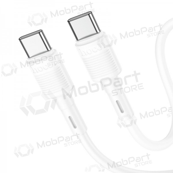 USB cavo Hoco X83 60W Type-C to Type-C 1.0m bianca