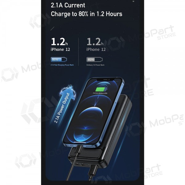 Batteria esterna Power Bank Awei P6K 5V/2.1A 20000mAh nero