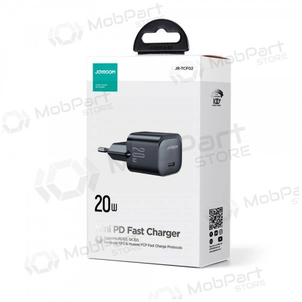 Caricatore buitinis Joyroom JR-TCF02 Type-C PD20W nero