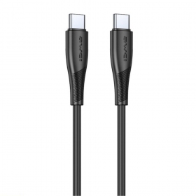 USB cavo Awei CL-182C USB-C to USB-C 1.0m nero