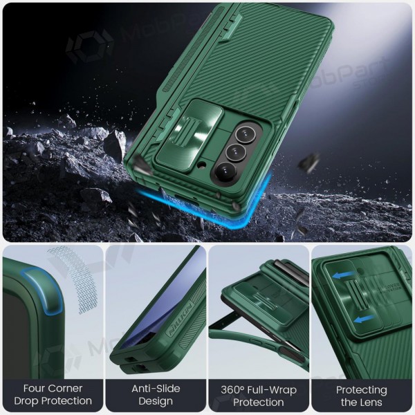 Samsung Galaxy Z Fold4 custodia „Nillkin CamShield Pro“ (verde) Samsung Galaxy Z Fold4 custodia „Nillkin CamShield Pro“ (verde)
