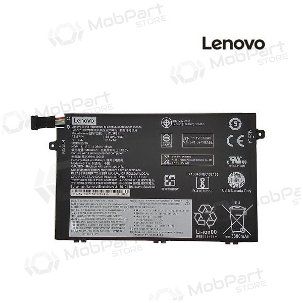 LENOVO L17L3P51, 3880mAh batteria del computer portatile - PREMIUM LENOVO L17L3P51, 3880mAh batteria del computer portatile - PREMIUM