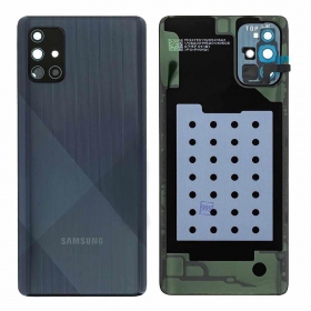 Samsung A715 Galaxy A71 2020 coperchio batteria posteriore nero (Prism Crush Black) (usato grade C, originale)
