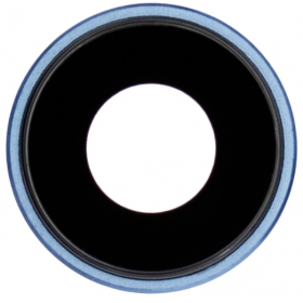 Apple iPhone XR vetro della fotocamera (blu) (con una cornice)