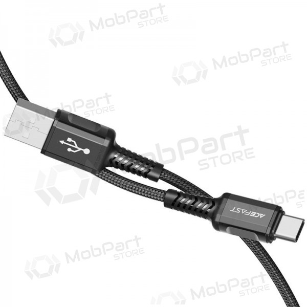USB cavo Acefast C1-04 USB-A to USB-C 1.2m nero