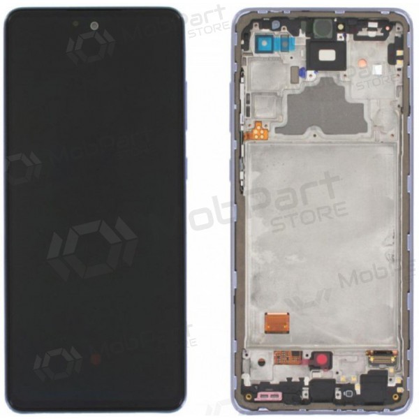 Samsung A725 A72 4G / A726 5G 2021 schermo / display (viola) (con una cornice) (service pack) (originale) Samsung A725 A72 4G / A726 5G 2021 schermo / display (viola) (con una cornice) (service pack) (originale)