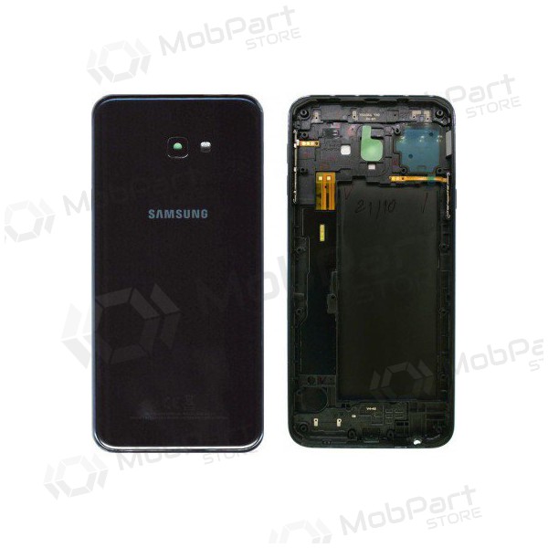 Samsung J415 Galaxy J4+ 2018 coperchio batteria posteriore (nero) (usato grade A, originale) Samsung J415 Galaxy J4+ 2018 coperchio batteria posteriore (nero) (usato grade A, originale)
